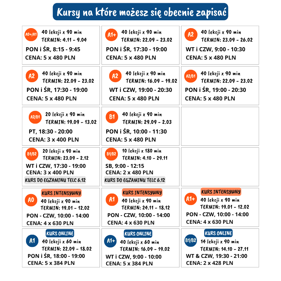 grafik kursy regularne 27.06 1